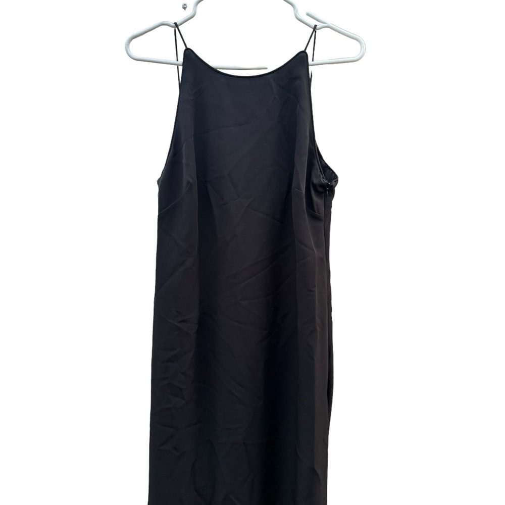 Wayf Women's Black Sleeveless Cowl Back Nina Trumpet Gown Dress Size XL - Picture 4 of 9